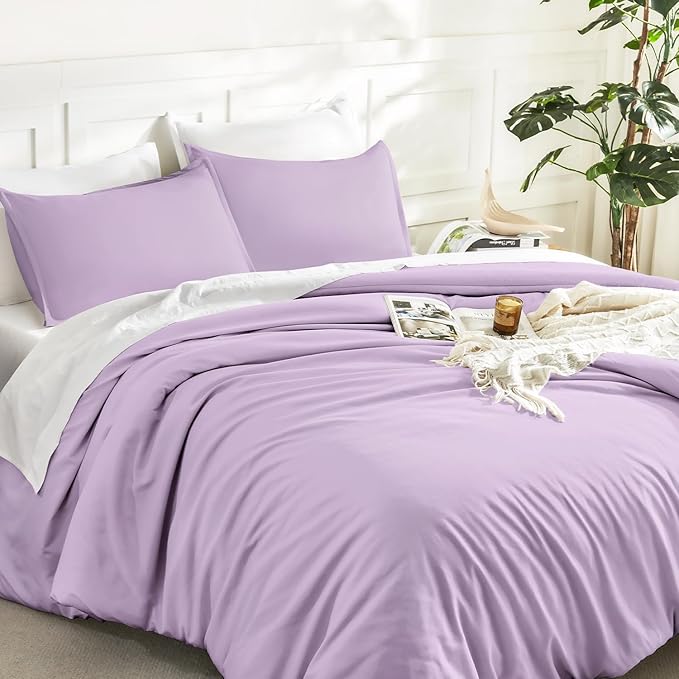 Litanika Twin XL Comforter Set Lavender, 2 Pieces Extra Long Dorm Bedding Sets - Image 5
