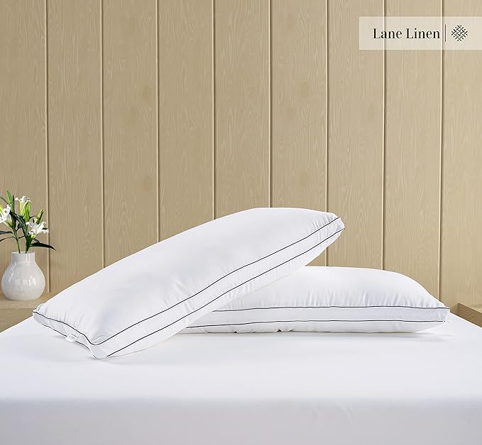 Lane Linen King Size Pillows Set of 2 - Image 3