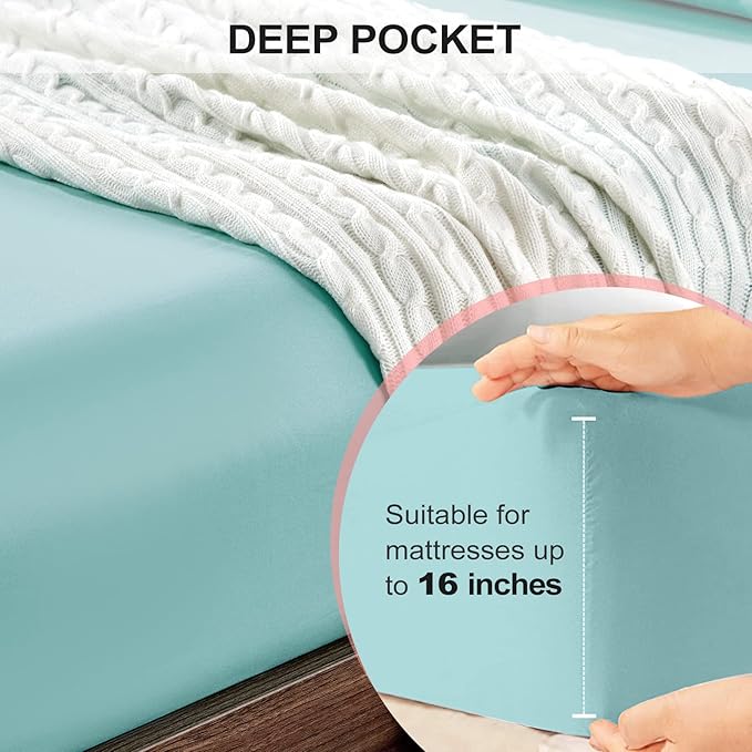 FreshCulture Twin XL Fitted Sheet Only 2 Pack - Image 4