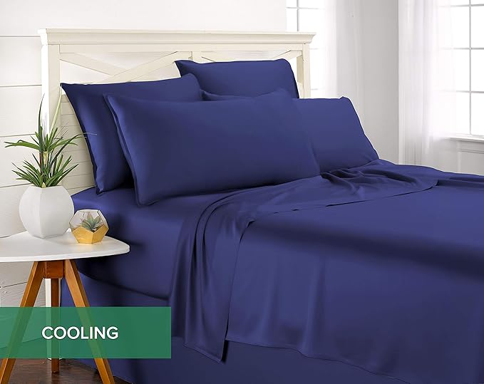 Pure Bamboo Full Sheets, Genuine 100% Organic Viscose Derived from Bamboo Bed - Image 5