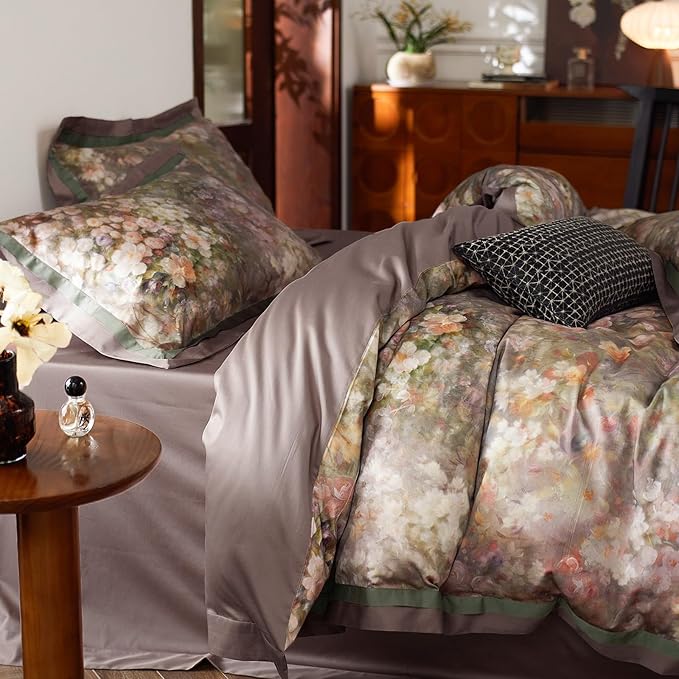 mixinni Vintage Floral Duvet Cover Set - Image 2