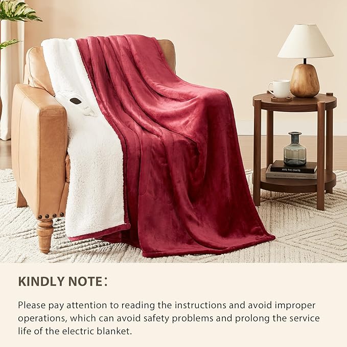 Homemate Heated Blanket Electric Throw - Image 7