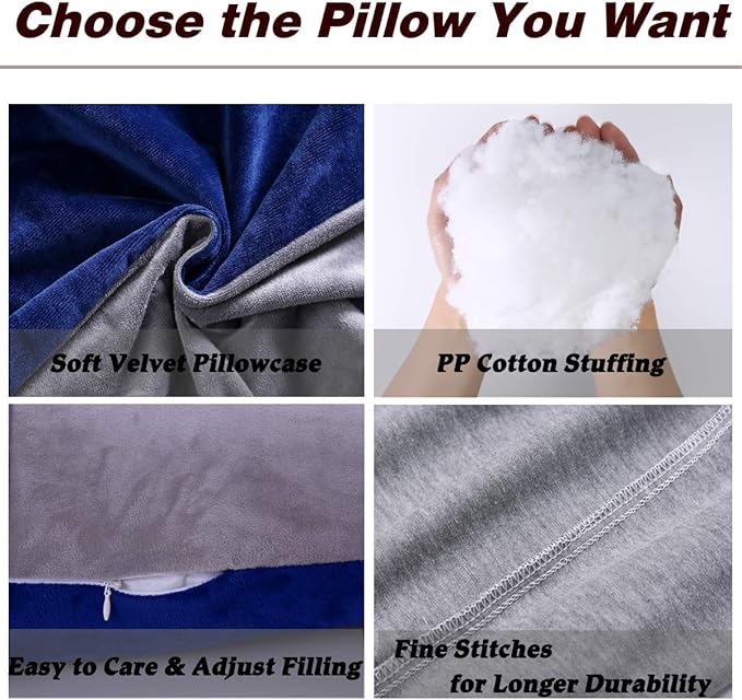 MOON PINE U Shaped Pregnancy Pillow, Maternity Full Body Pillow - Image 3
