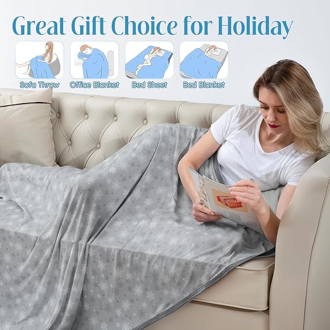 OIGAE Cooling Blanket for Hot Sleepers - Image 5