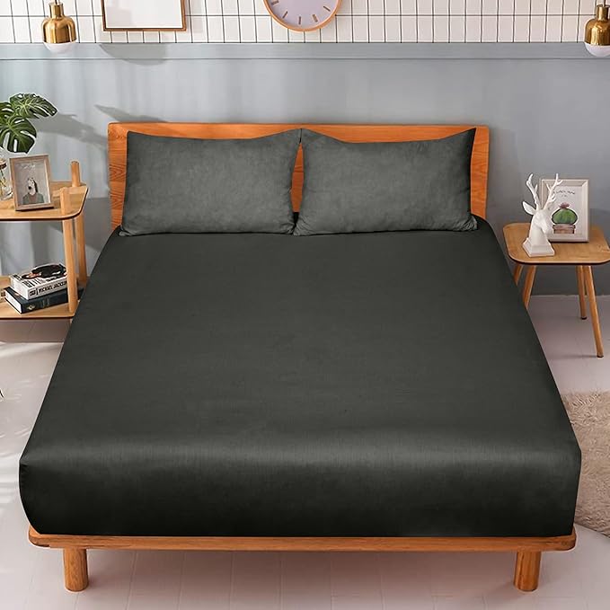 ROYALE LINENS 300 Thread Count 100% Long Staple Combed Cotton Fitted Sheet King - Image 9