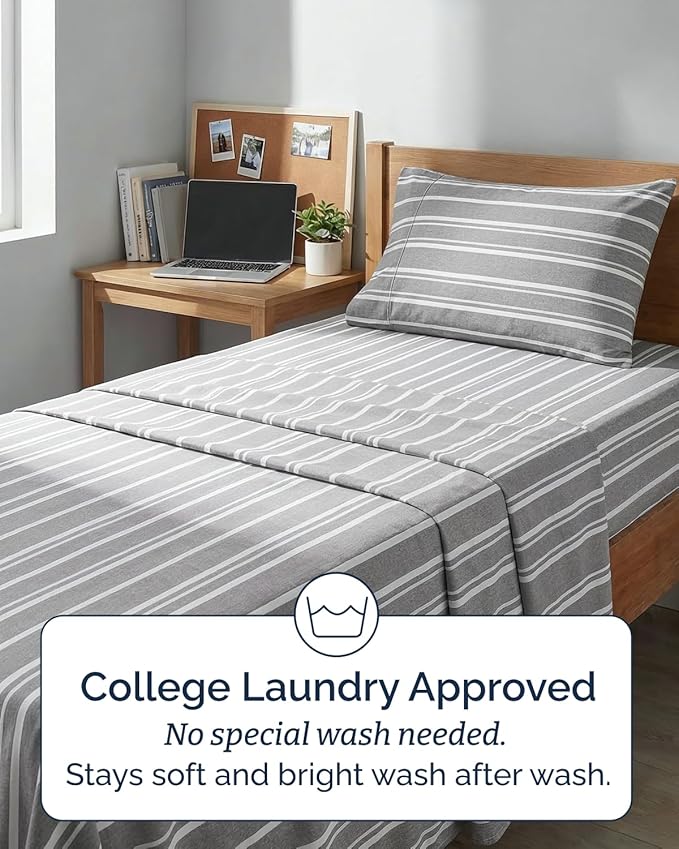 Twin XL Size 3 Piece Sheet Set - Image 6