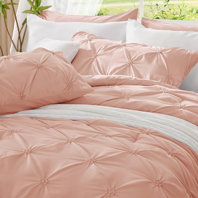 BEDELITE Dusty Pink King Size Comforter Set - Image 6