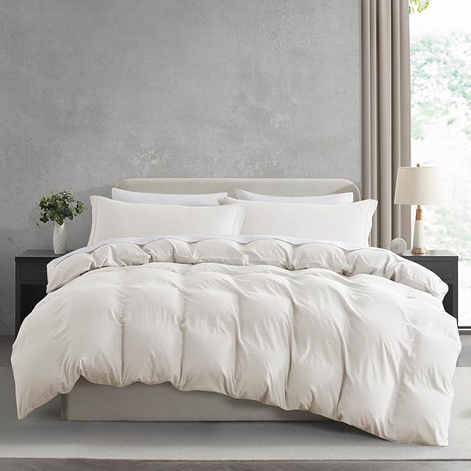 Nestl Off White Duvet Cover Full Size by Nestl