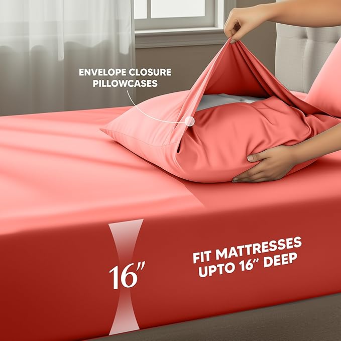 Utopia Bedding Twin Sheet Set – 3 Piece Bed Sheets - Image 4