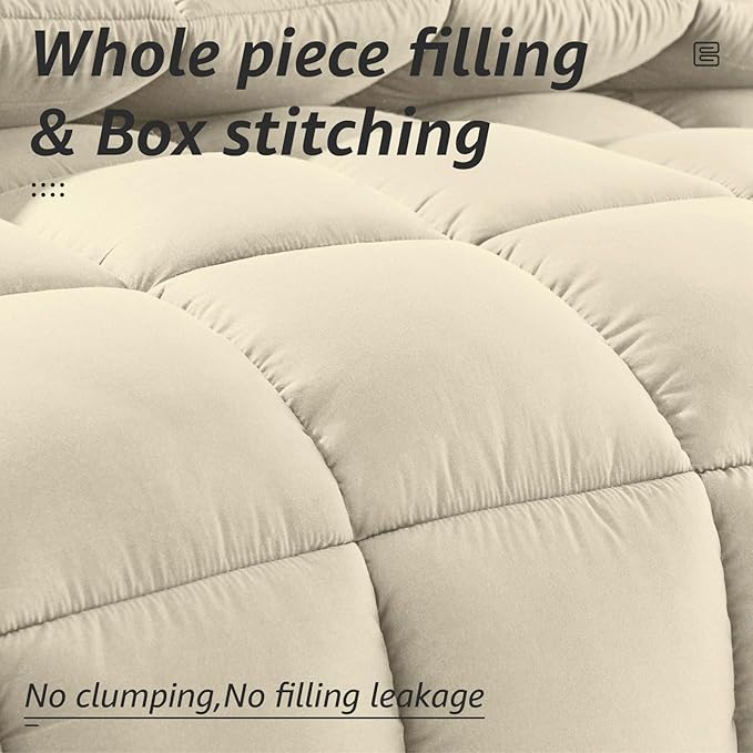 HYLEORY All Season Queen Size Bed Comforter - Image 2