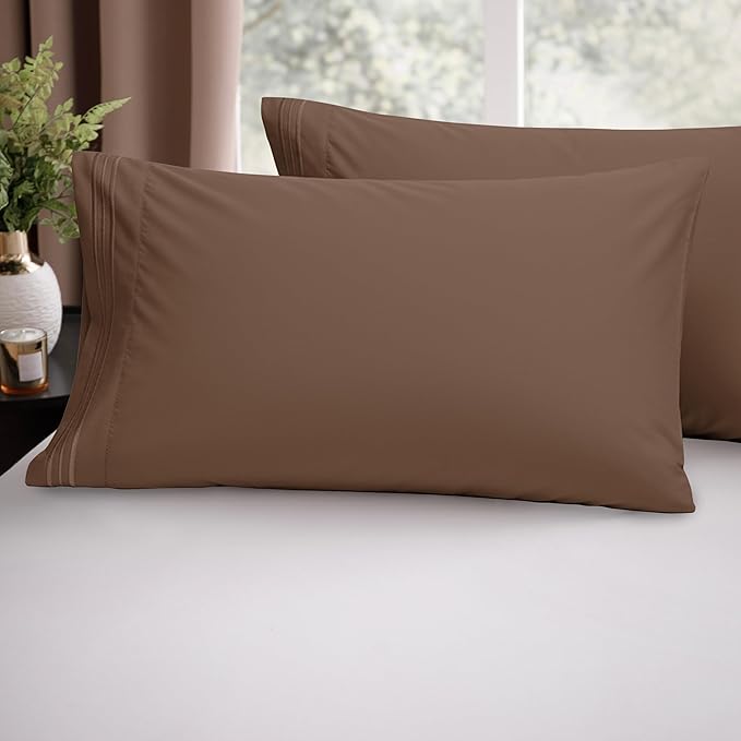 Elegant Comfort Luxury Ultra-Soft 2-Piece Pillowcase Set - Image 2