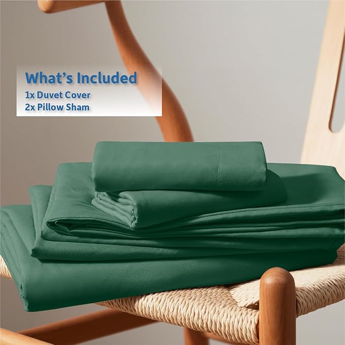 Nestl Dark Green Duvet Cover Full Size - Image 9
