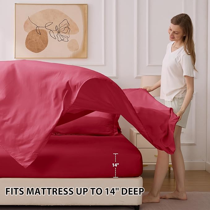 Full Comforter Set Red - Image 2