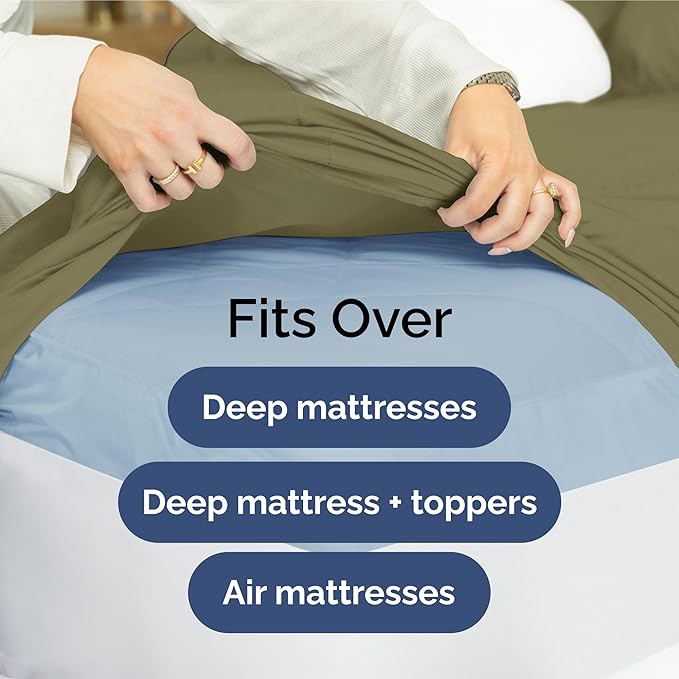 Extra Deep Split King Sheet Set - Image 6