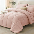 CozyLux Queen Comforter Set Blush Pink by CozyLux