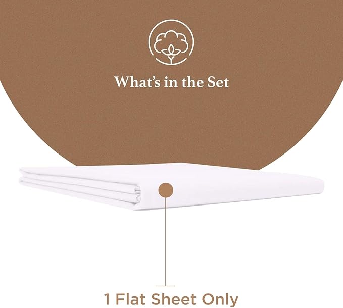Good Sleep Bedding Flat Sheet Twin XL - Image 2