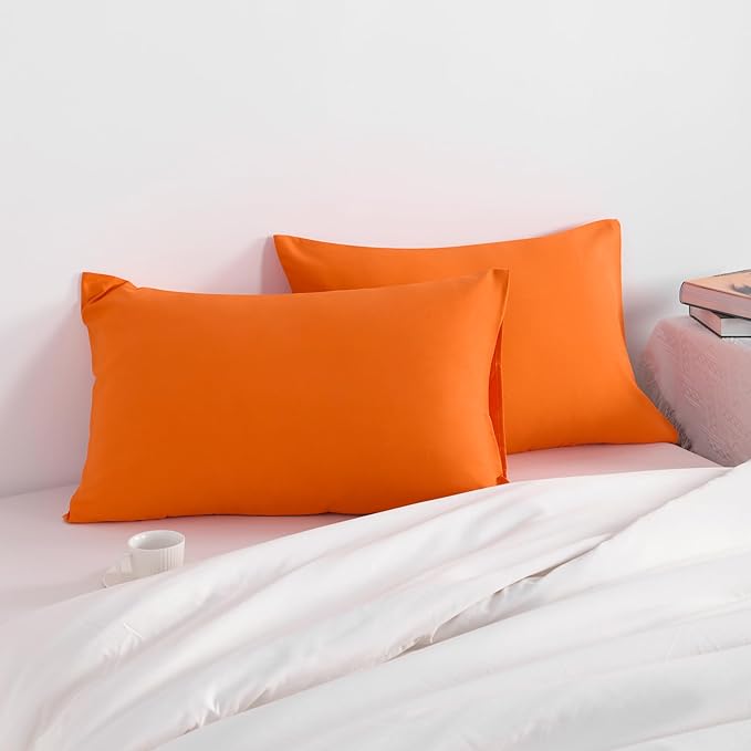 NTBAY Standard Pillow Cases Set of 2, 2 Pack Brushed Microfiber 20x26 Pillow - Image 2