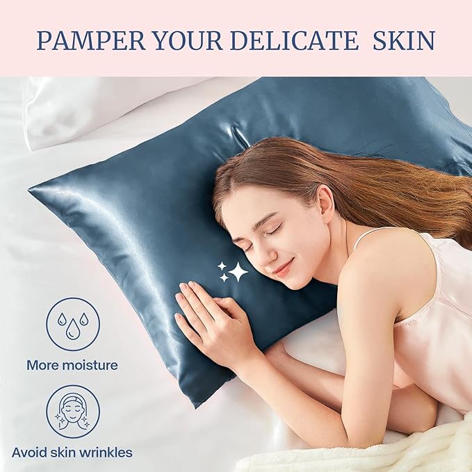 BEDELITE Satin Pillowcase for Hair and Skin, Super Soft Similar to Silk Pillow - Image 3