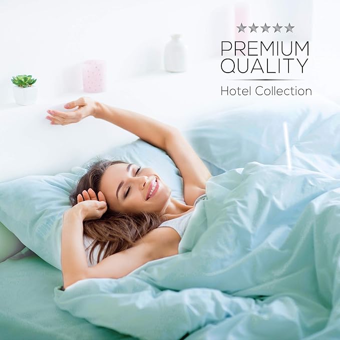 Mueller Luxury 6 PC Full Size Bed Sheets, Super Soft 1800, Deep Pocket up to - Image 7