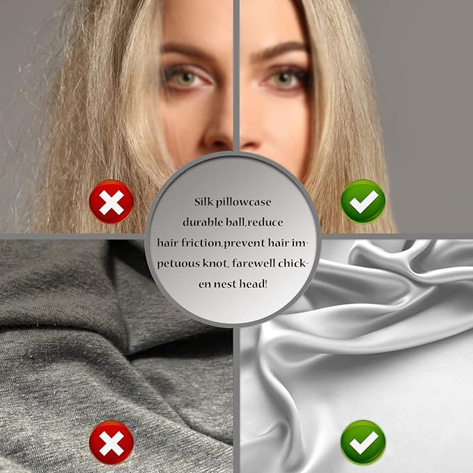 Silk Pillow Cases 2 Pack Soft Breathable and Sliky King Size Pillow Cases Set - Image 5