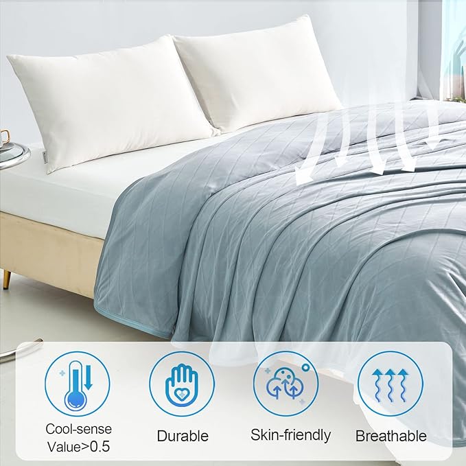 Ailemei Direct 【Upgraded Fabric Cooling Throw Blanket - Image 5