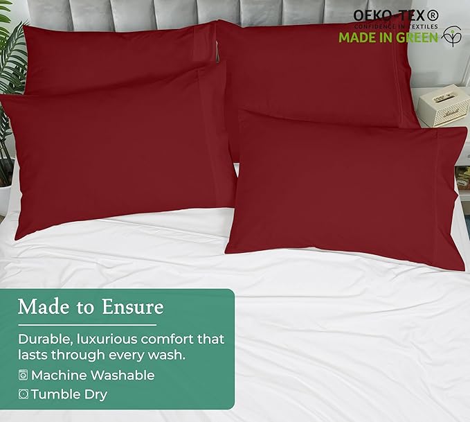 Royale Linens Standard Pillowcase Set of 2 - Image 8