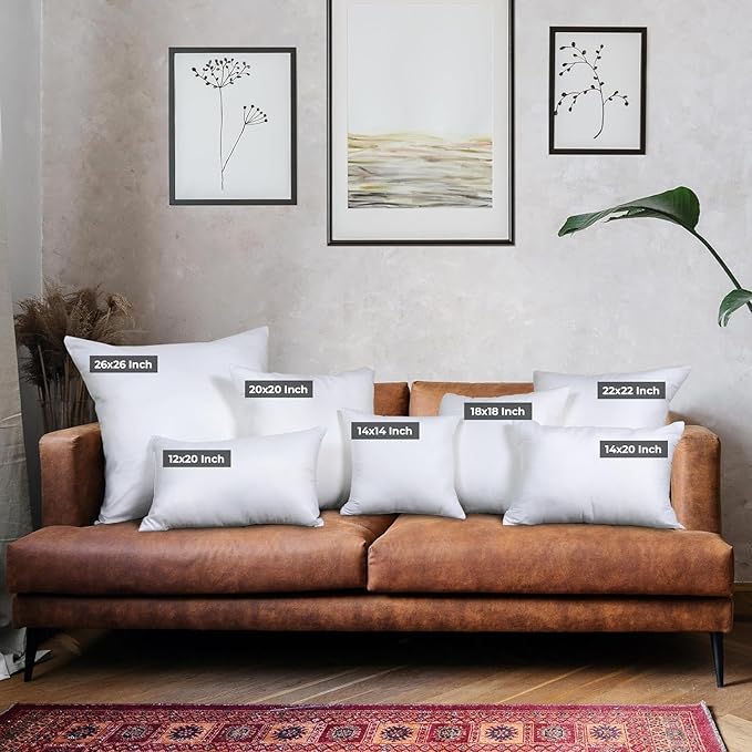 Utopia Bedding Throw Pillows – 20 x 20 Inches Down Alternative Pillows - Image 2