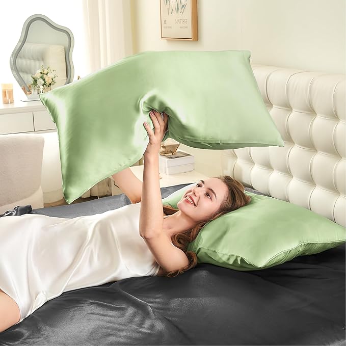 INFIIXSO Mulberry Silk Pillow Case King Size, Silk Pillowcase - Image 7