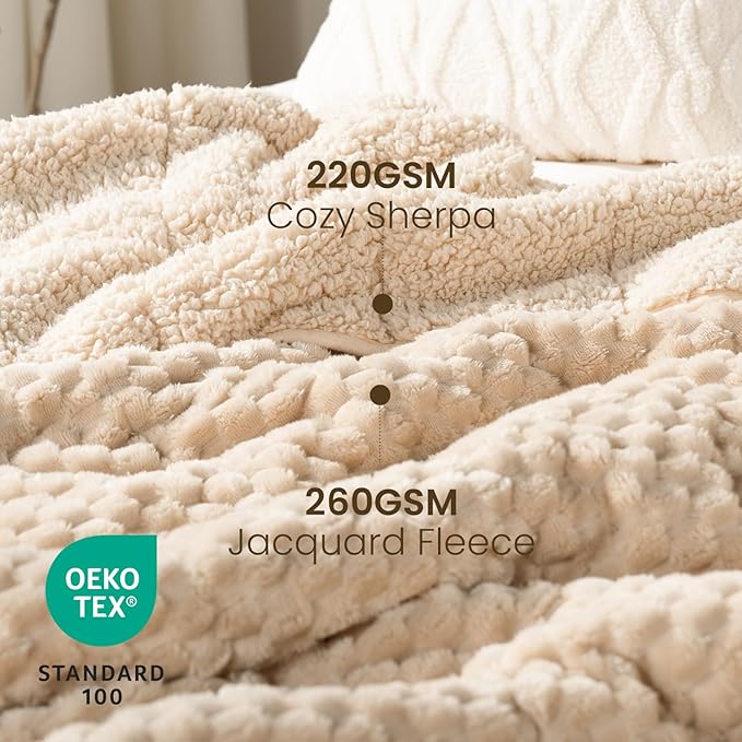 Drewin Weighted Blanket for Adults Queen Size 15lbs, Soft Fuzzy Turtleback - Image 2