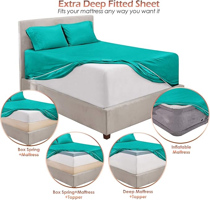 Hearth & Harbor Extra Deep Pocket Sheets - Image 6