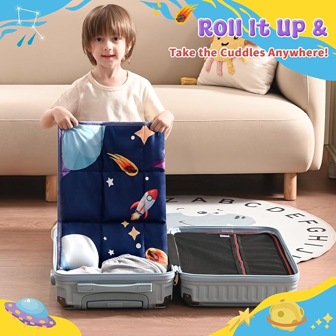 anfie Weighted Lap Pad 2 Pounds, Weighted Blanket Kids Cooling Blanket - Image 5