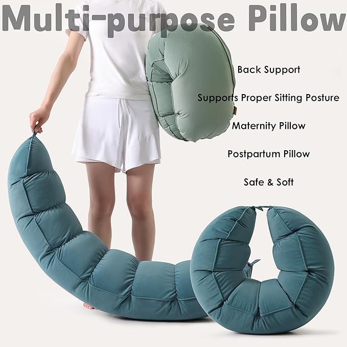 Peallow – Long Round Body Pillow - Image 7