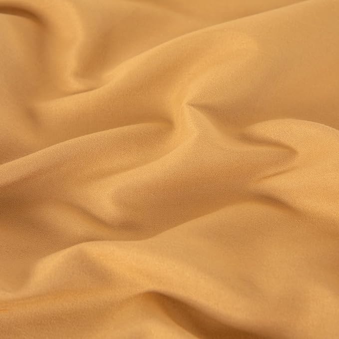 Twin Flat Sheet Only，66x96Inch Light Brown - Image 7