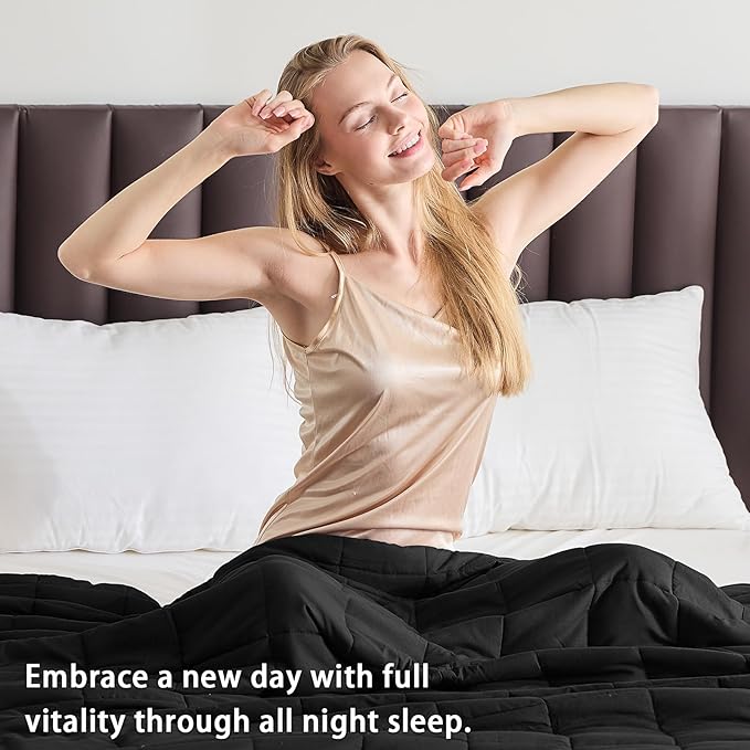 yescool Weighted Blanket for Adults Cooling Heavy Blanket for Sleeping Perfect - Image 6