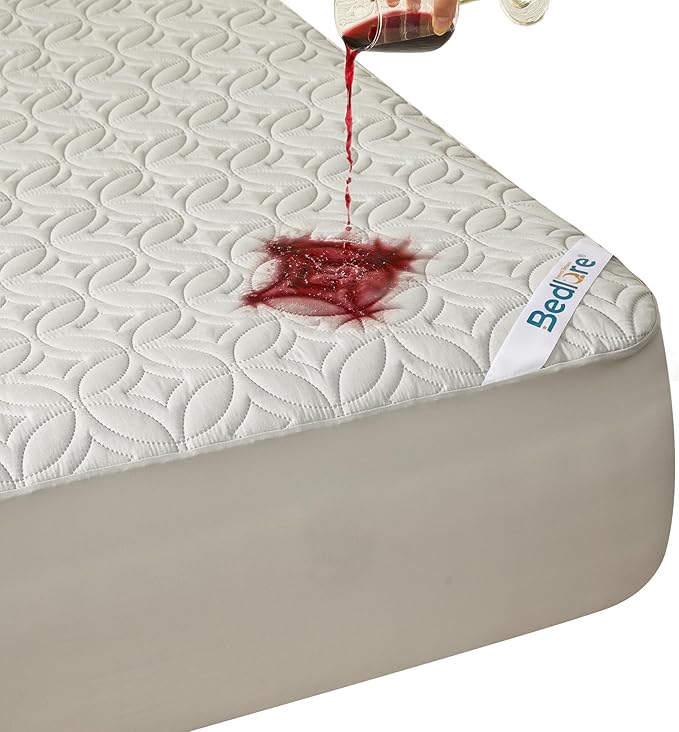 BEDLORE Waterproof Mattress Protector, Queen Size Mattress Pad by Bedlore