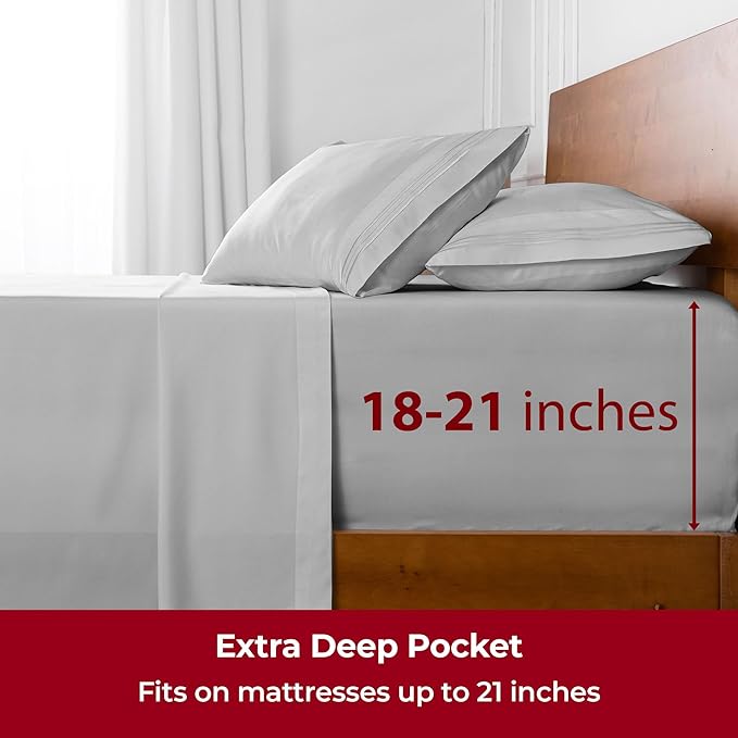 Mellanni Extra Deep Twin XL Sheets - Image 6