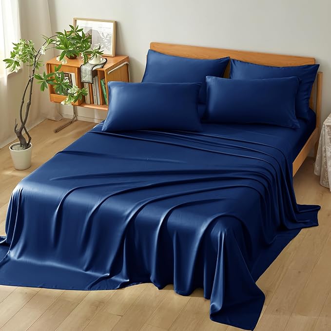 Homiest Cooling Pillow Cases King Size Set of 2, 100% Rayon Derived from Bamboo - Image 6