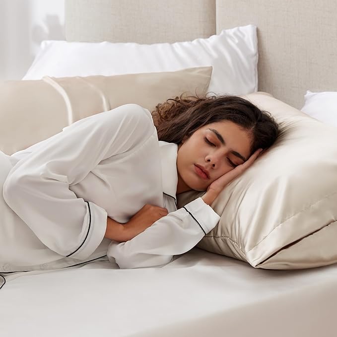 Love's cabin Satin Pillowcase Set of 2 Standard Size 20x26, Cooling Pillow - Image 4