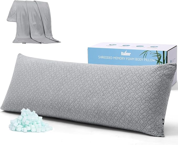 Rainmr Extra Long Body Pillow Cubies Memory Foam 150x50cm – Anime Body Pillow - Image 7