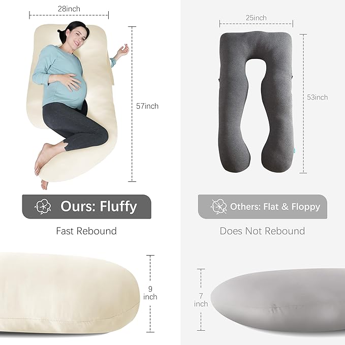 MOON PARK Pregnancy Pillows for Sleeping - Image 7
