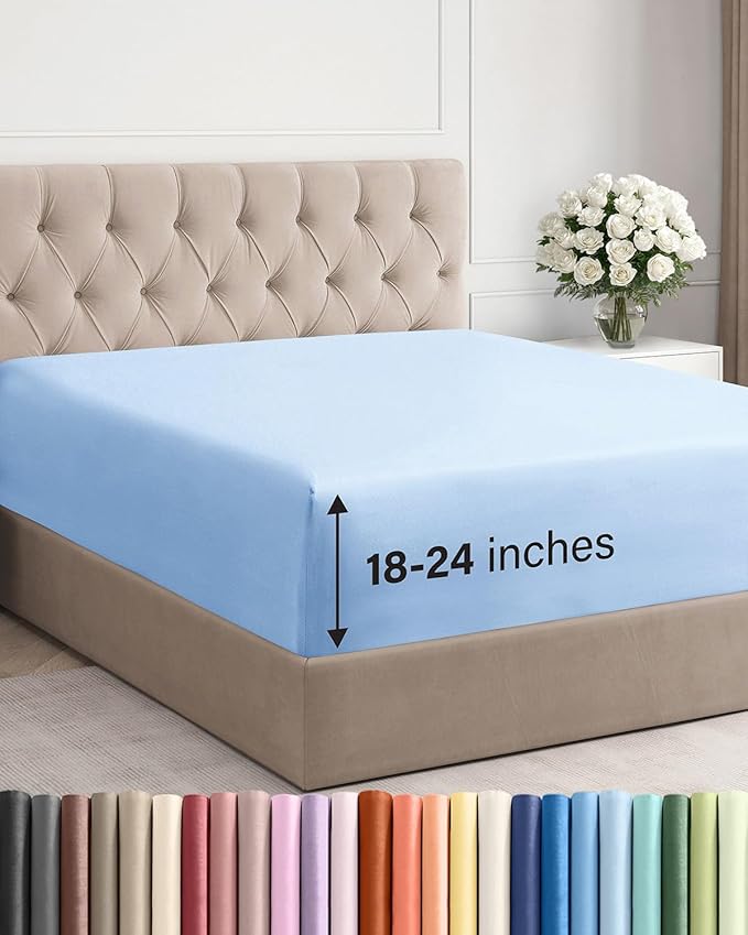Extra Deep Queen Fitted Sheet by CGKUnlimited