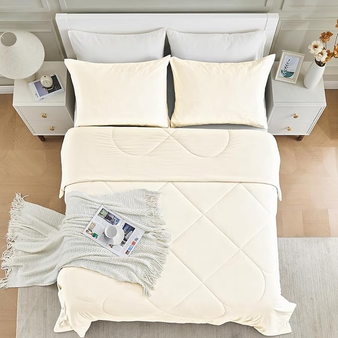 HOMFINE Cooling Comforter King Size, Japanese Double-Sided Cold Tech Fabric - Image 7