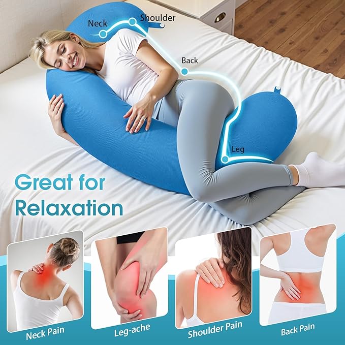 TranquilRelax C Shaped Body Pillow - Image 6