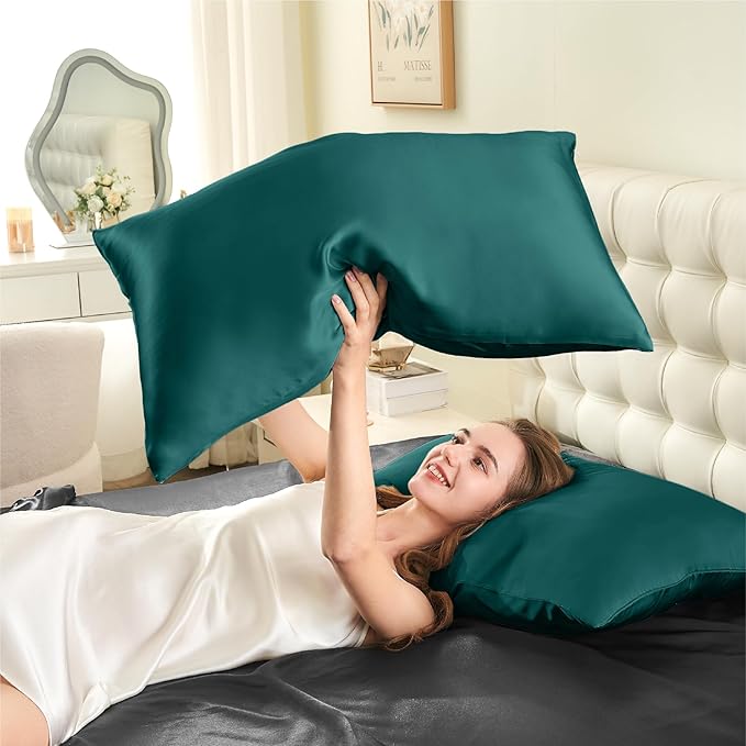 INFIIXSO Mulberry Silk Pillow Case King Size, Silk Pillowcase - Image 7