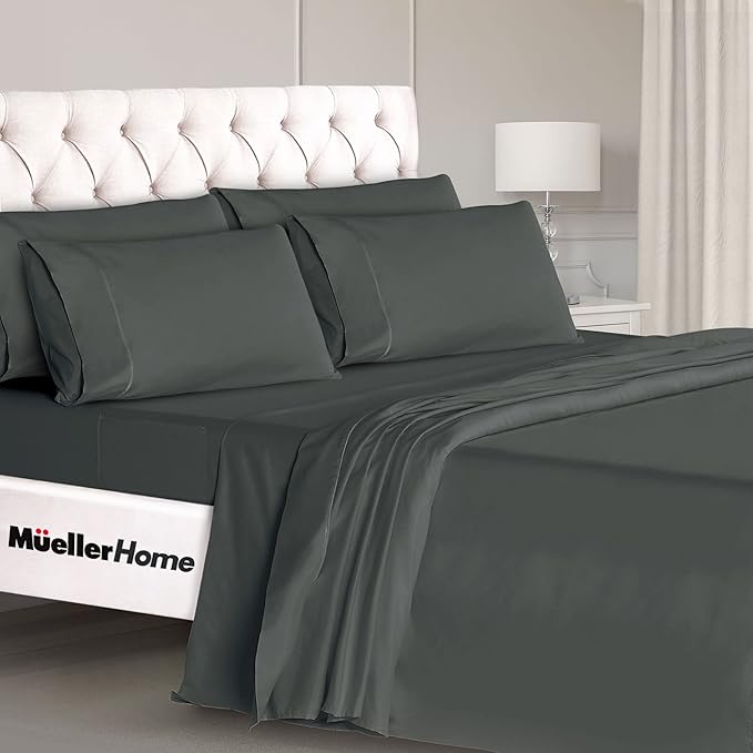 Mueller UltraTemp 6 PC Queen Sheet Set - Image 9