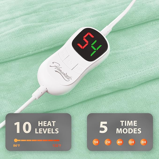 Homemate Electric Heated Blanket Twin Size - Image 4
