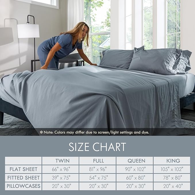 ClevaHome Queen Size Sheet Set - Image 6