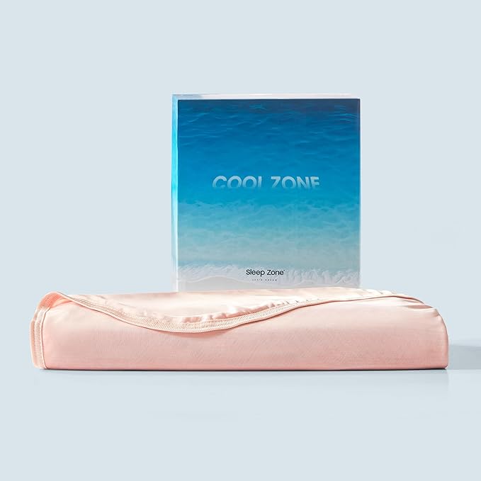 SLEEP ZONE Cooling Blanket for Hot Sleepers, Summer Blanket Queen Size - Image 6