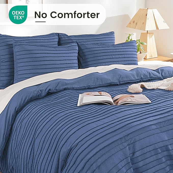 NEXHOME PRO Twin Duvet Cover, 2 Pieces Boho Tufted Duvet Cover Set, Soft and - Image 3