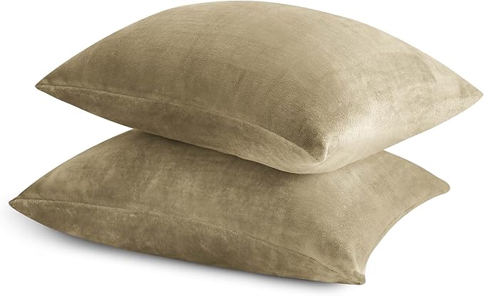 BEDELITE Flannel Pillow Cases Queen Size Set of 2, Super Soft Fleece Pillowcases - Image 9